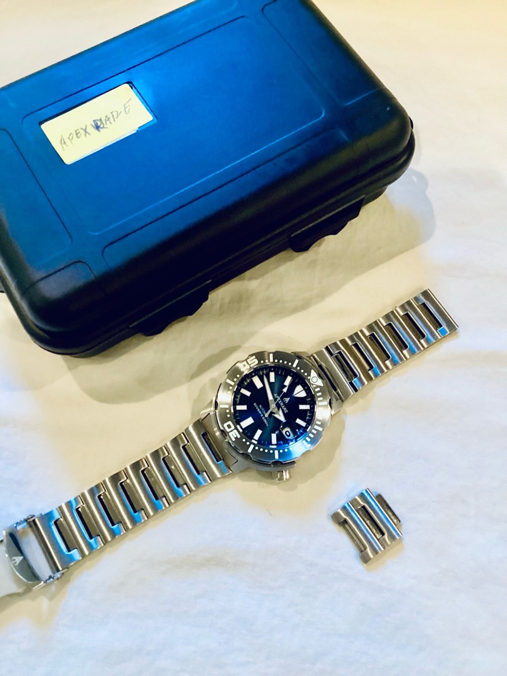 APEXRARE MONSTER 200m AUTOMATIC ¡LUMED BEZEL! SAPPHIRE | 41mm Diver Watch - Picture 16 of 16